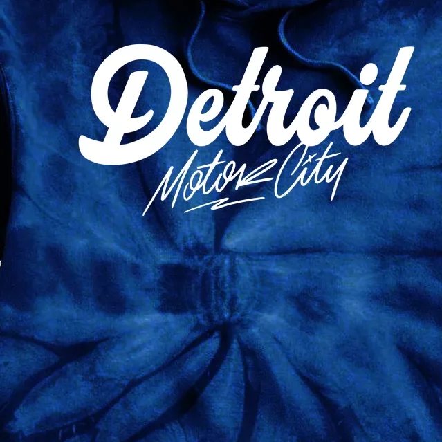 Detroit Motor City Tie Dye Hoodie