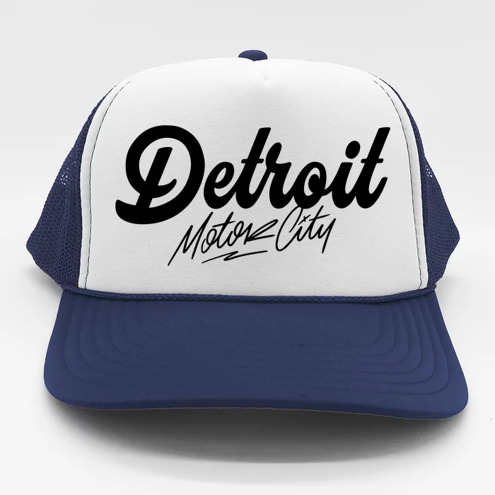 Detroit Motor City Trucker Hat