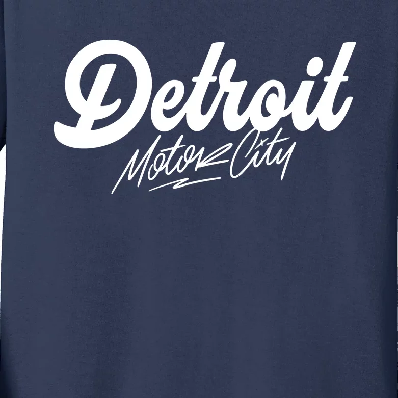 Detroit Motor City Kids Long Sleeve Shirt