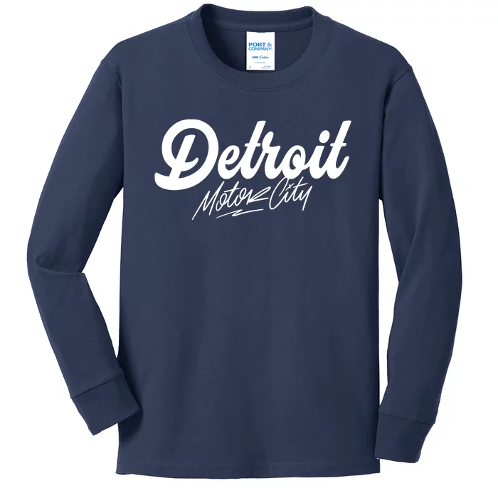 Detroit Motor City Kids Long Sleeve Shirt