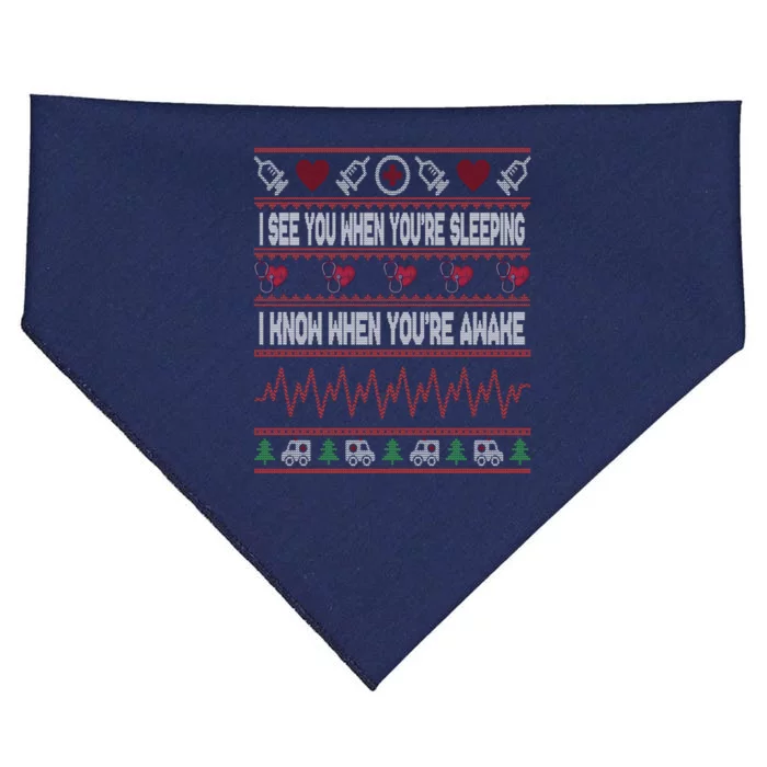 Doctor Medical Christmas USA-Made Doggie Bandana