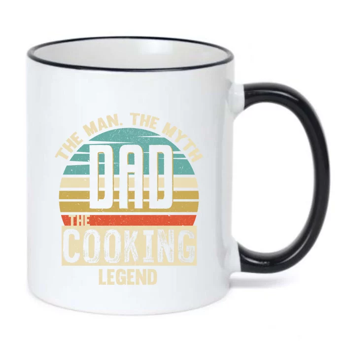 Dad Myth Cooking Legend Amazing Fathers Day Meaningful Gift Black Color Changing Mug