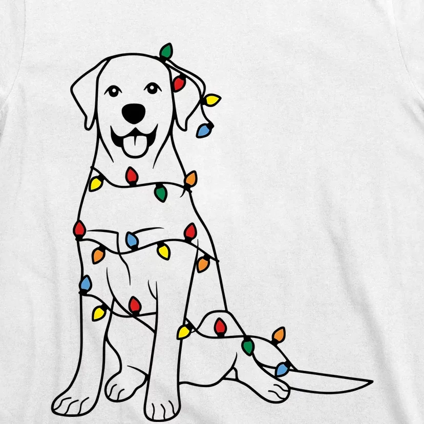 Dog Mom Christmas Lights Family Pet Dog Lover T-Shirt