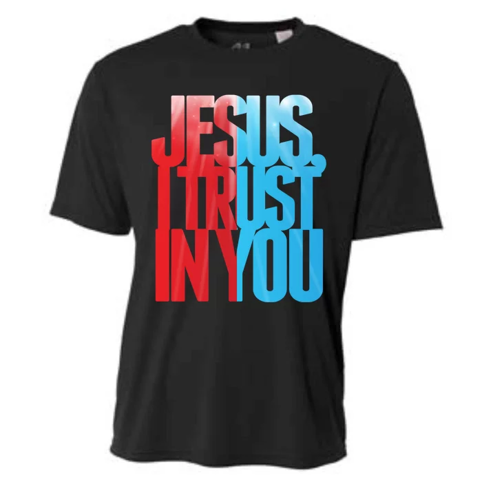 Divine Mercy Chaplet Sunday Jesus I Trust In You Catholic Gift Cooling Performance Crew T-Shirt