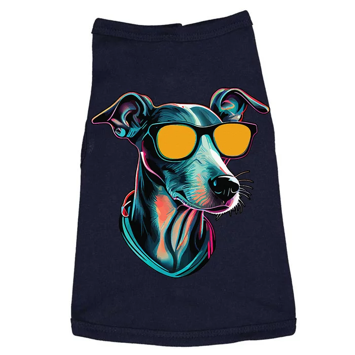 Dad Mom Cool Dog Sunglasses Italian Greyhound Doggie Tank