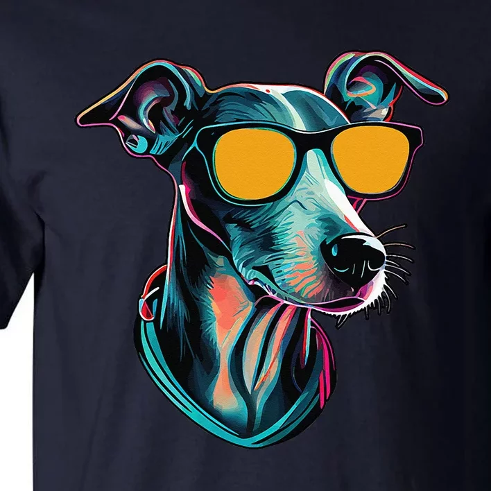 Dad Mom Cool Dog Sunglasses Italian Greyhound Tall T-Shirt