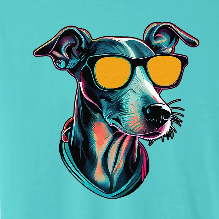 Dad Mom Cool Dog Sunglasses Italian Greyhound ChromaSoft Performance T-Shirt