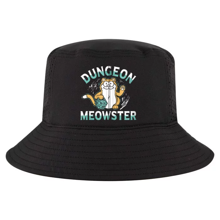 Dungeon Meowster Cat Lover Fantasy Games Cool Comfort Performance Bucket Hat