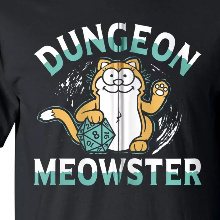 Dungeon Meowster Cat Lover Fantasy Games Tall T-Shirt