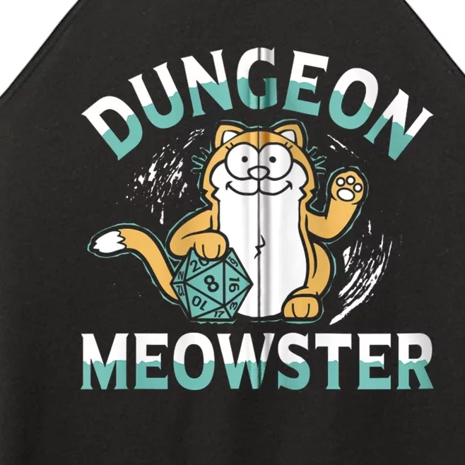 Dungeon Meowster Cat Lover Fantasy Games Women’s Perfect Tri Rocker Tank