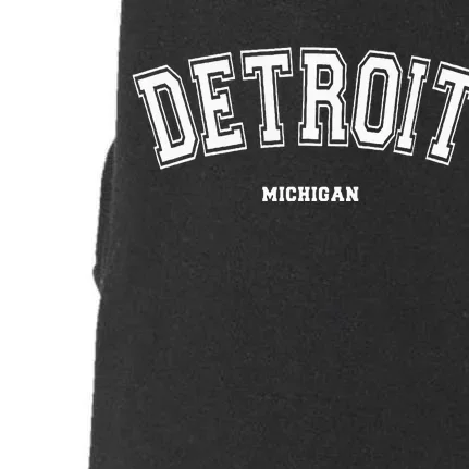 Detroit Michigan Doggie 3-End Fleece Hoodie