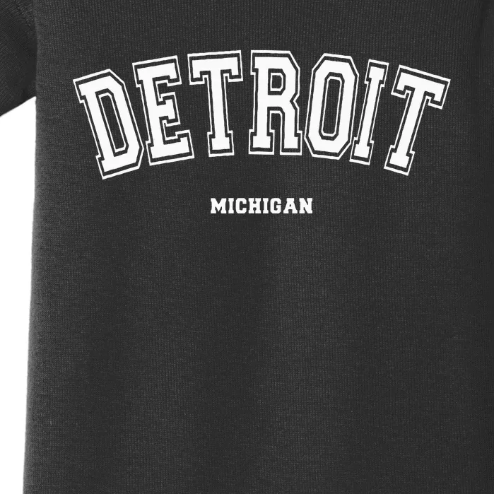 Detroit Michigan Baby Bodysuit