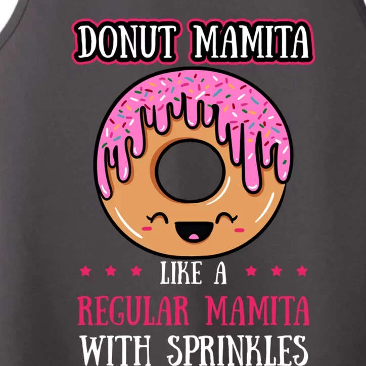 Donut Mamita Doughnut Mother Fried Dough Lover Mummy Gift Performance Tank