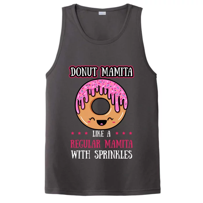 Donut Mamita Doughnut Mother Fried Dough Lover Mummy Gift Performance Tank