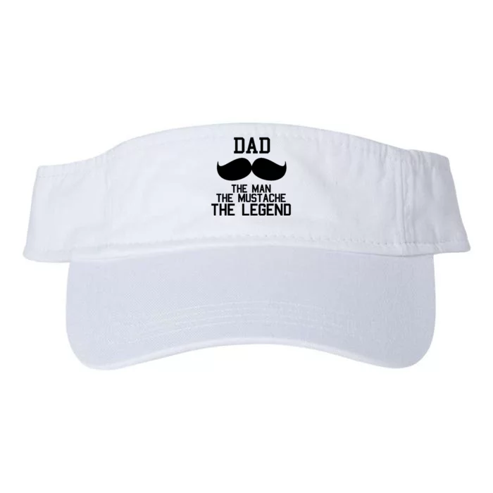 Dad Mustache Valucap Bio-Washed Visor