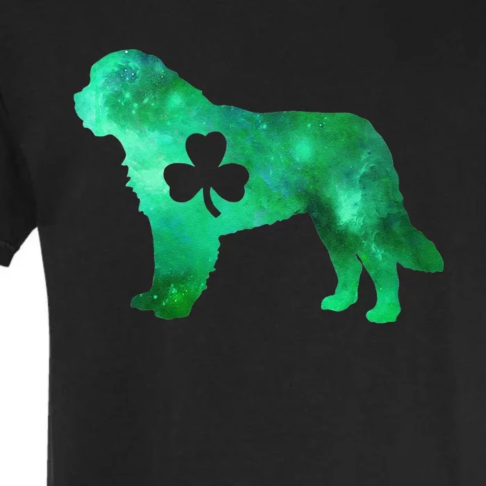 Dog Mom Dog Lover St Patrick's Day Saint Bernard Garment-Dyed Heavyweight T-Shirt