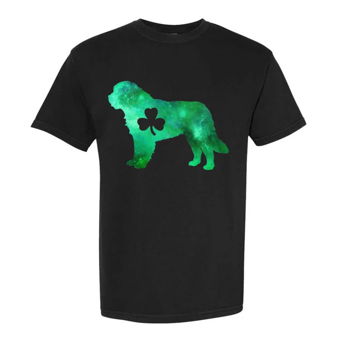 Dog Mom Dog Lover St Patrick's Day Saint Bernard Garment-Dyed Heavyweight T-Shirt