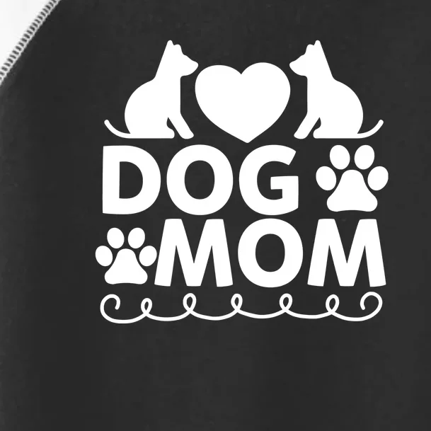 Dog Mom Toddler Fine Jersey T-Shirt