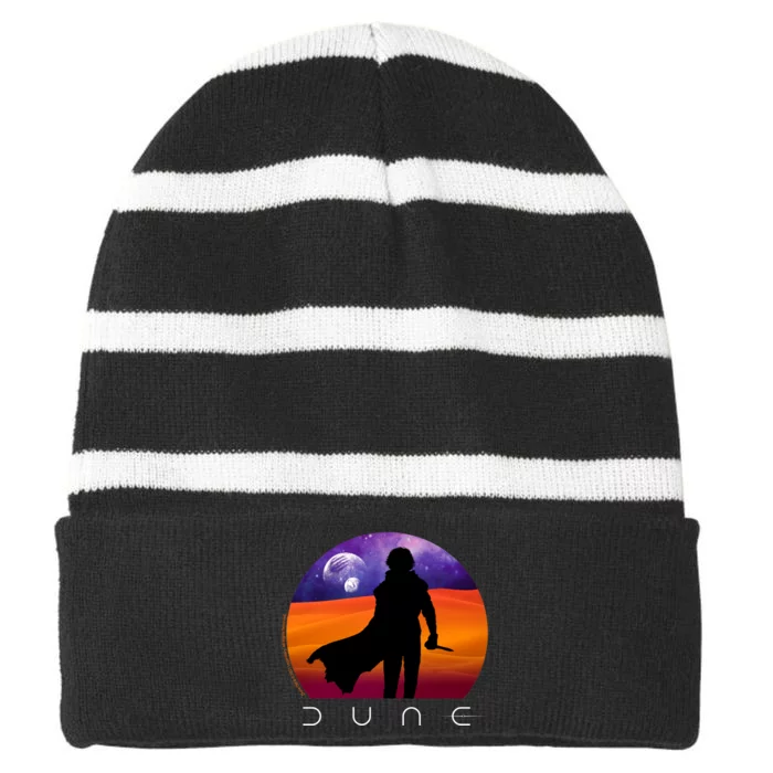 Dune MuadDib Striped Beanie with Solid Band