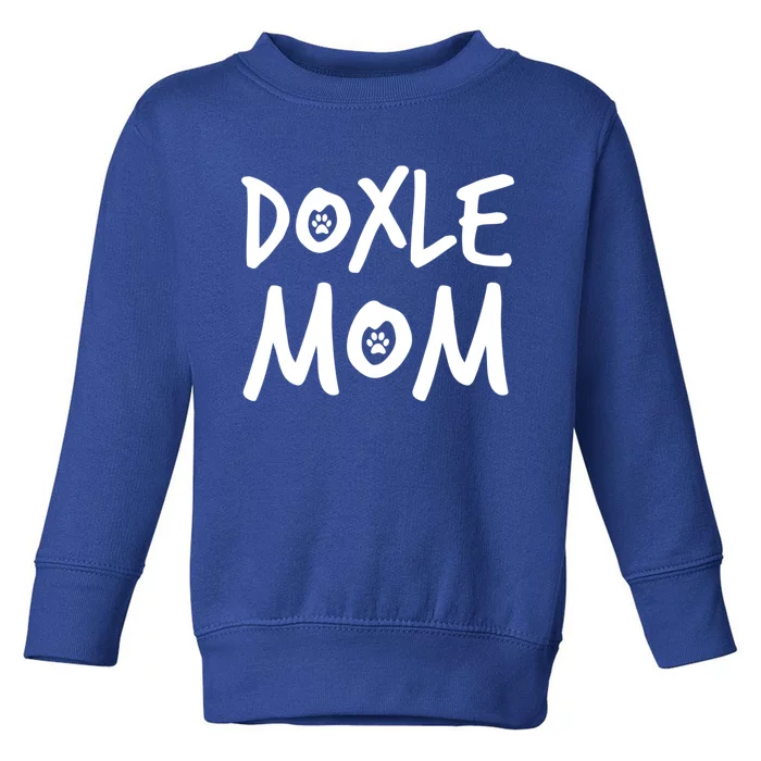 Doxle Mom Dachshund Beagle Dog Lover Gift Toddler Sweatshirt