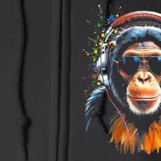 Dj Monkey Full Zip Hoodie