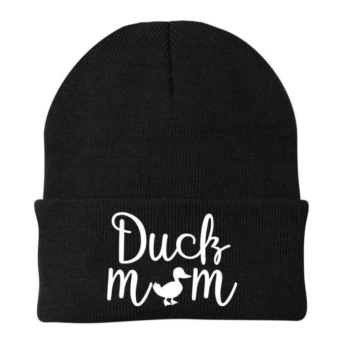 Duck Mom Knit Cap Winter Beanie