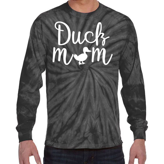 Duck Mom Tie-Dye Long Sleeve Shirt