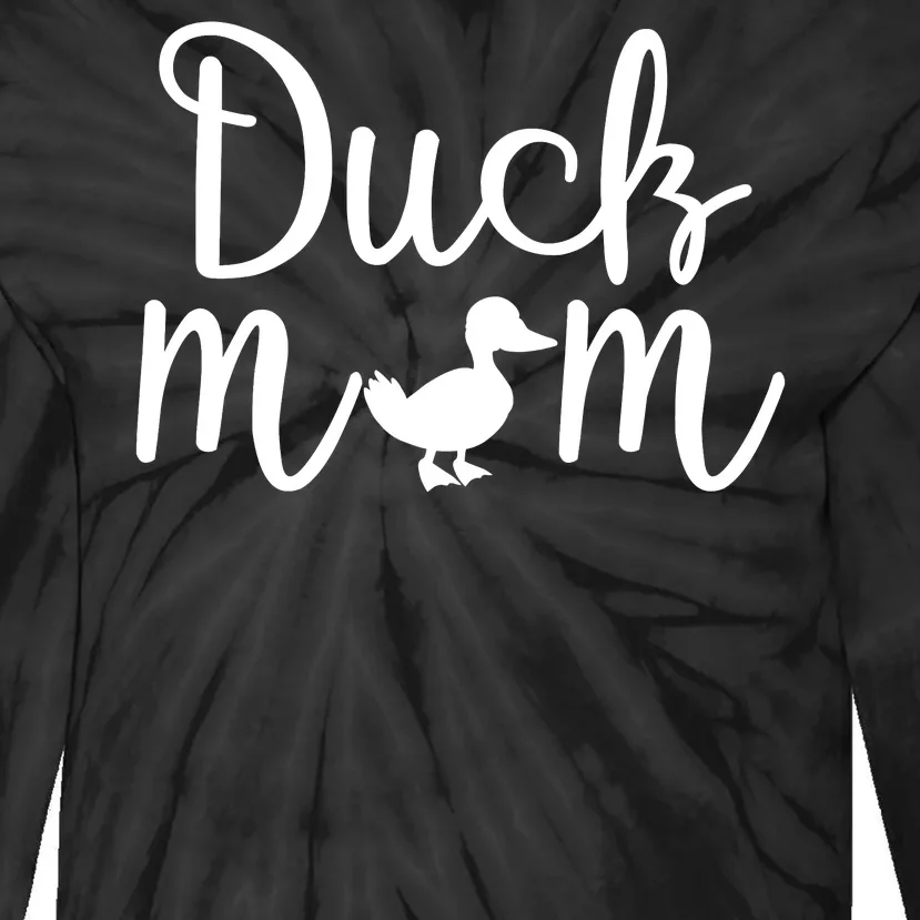 Duck Mom Tie-Dye Long Sleeve Shirt