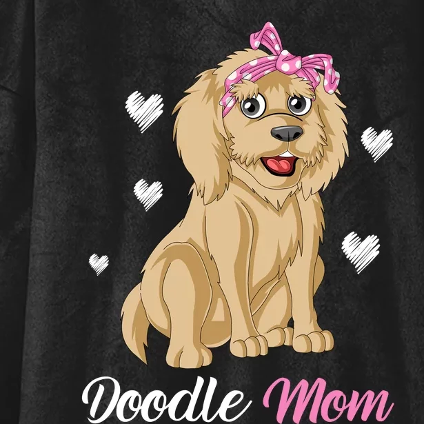 Doodle Mom Hooded Wearable Blanket