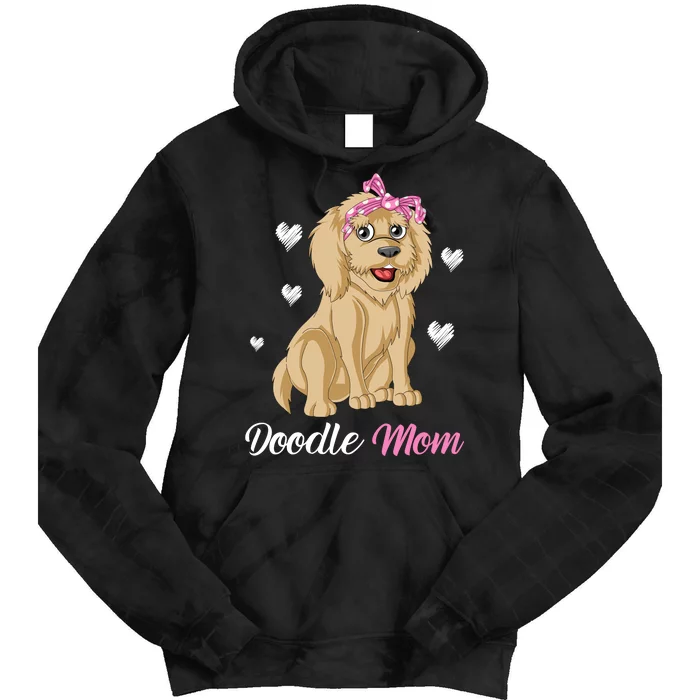 Doodle Mom Tie Dye Hoodie