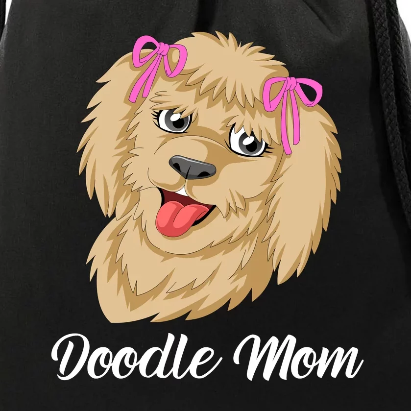 Doodle Mom Drawstring Bag