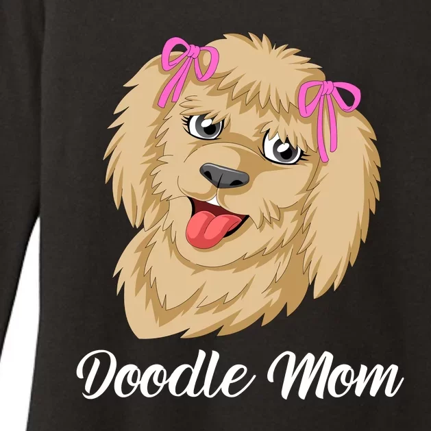 Doodle Mom Womens CVC Long Sleeve Shirt