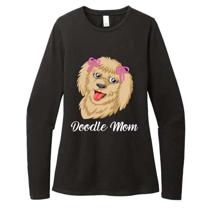 Doodle Mom Womens CVC Long Sleeve Shirt