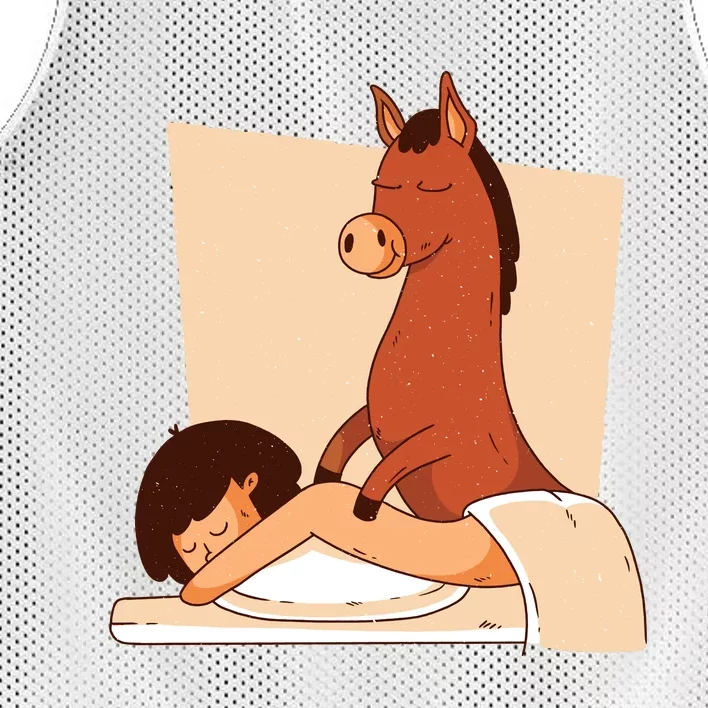 Donkey Massage Mesh Reversible Basketball Jersey Tank