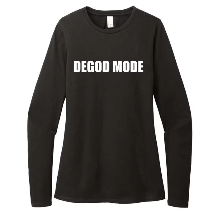 Degod Mode Womens CVC Long Sleeve Shirt