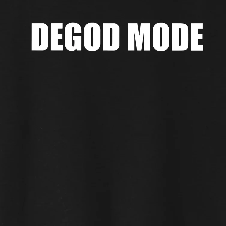 Degod Mode Women's Crop Top Tee