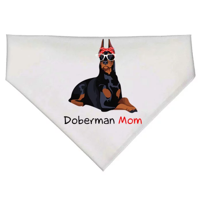 Doberman Mom Dog Bandana Pet Lover Gift USA-Made Doggie Bandana