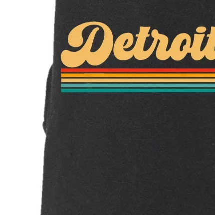 Detroit Michigan Doggie 3-End Fleece Hoodie