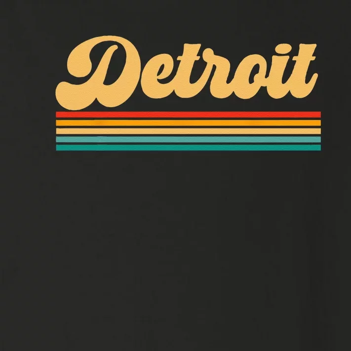 Detroit Michigan Toddler Long Sleeve Shirt