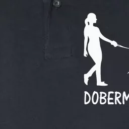 Doberman Mom Dobe Dobie Doberman Pinscher Dog Dinosaur Women Softstyle Adult Sport Polo