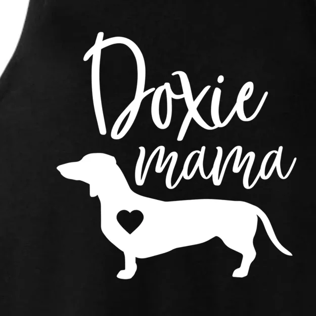 Doxie Mama Dachshund Mama Funny Dog Mom Wiener Dog Doxie Mom Cute Gift Ladies Tri-Blend Wicking Tank