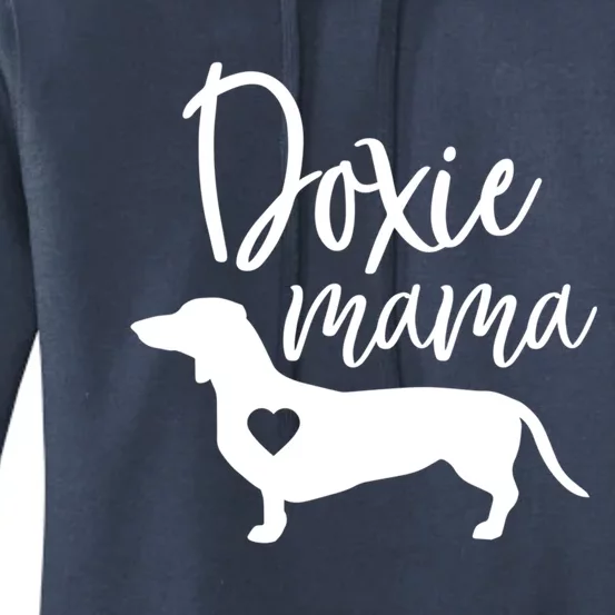 Doxie Mama Dachshund Mama Funny Dog Mom Wiener Dog Doxie Mom Cute Gift Women's Pullover Hoodie