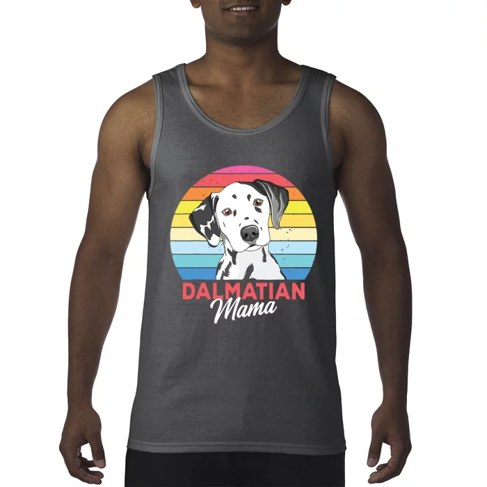 Dalmatian Mama Dog Mom Women Tank Top