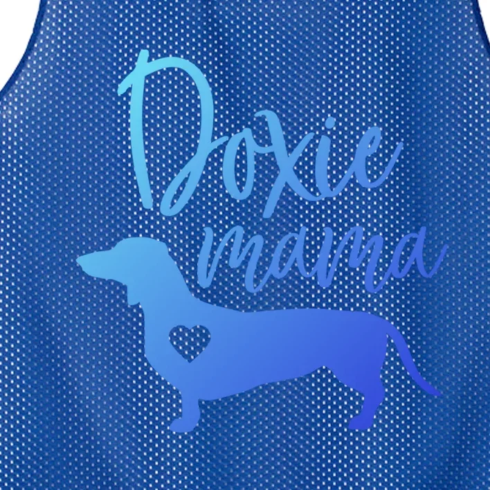 Doxie Mama Dachshund Mama Funny Dog Mom Wiener Dog Doxie Mom Cute Gift Mesh Reversible Basketball Jersey Tank