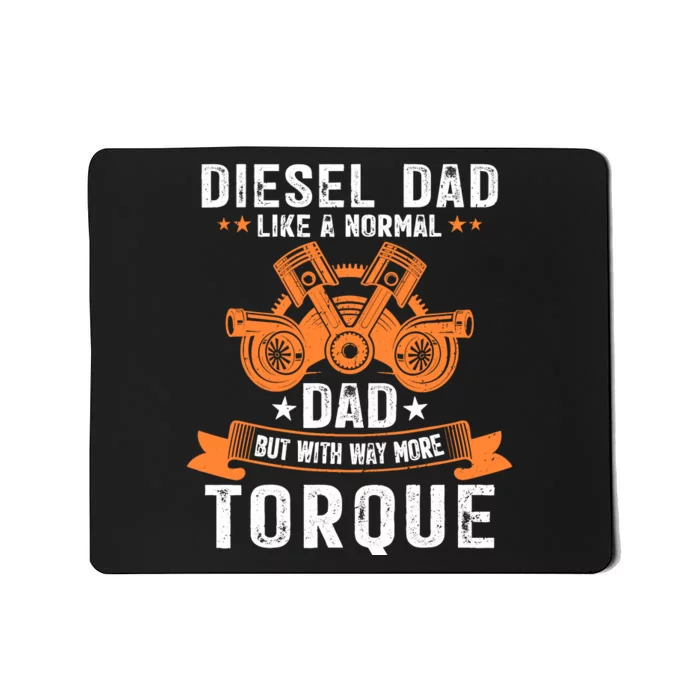 Diesel Mechanic Dad Automobile Fathers Day Funny Gift Mousepad