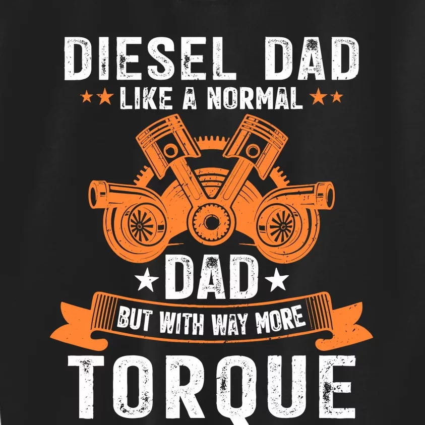 Diesel Mechanic Dad Automobile Fathers Day Funny Gift Kids Sweatshirt