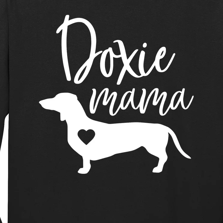 Doxie Mama Dachshund Mom Funny Wiener Dog Gift Long Sleeve Shirt