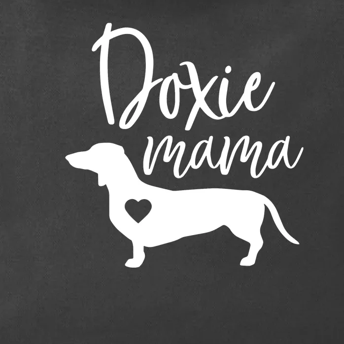 Doxie Mama Dachshund Mom Funny Wiener Dog Gift Zip Tote Bag