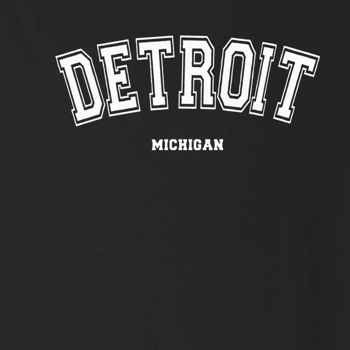 Detroit Michigan Toddler Long Sleeve Shirt