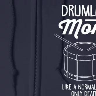 Drumline Mom Drumline Marching Band Full Zip Hoodie